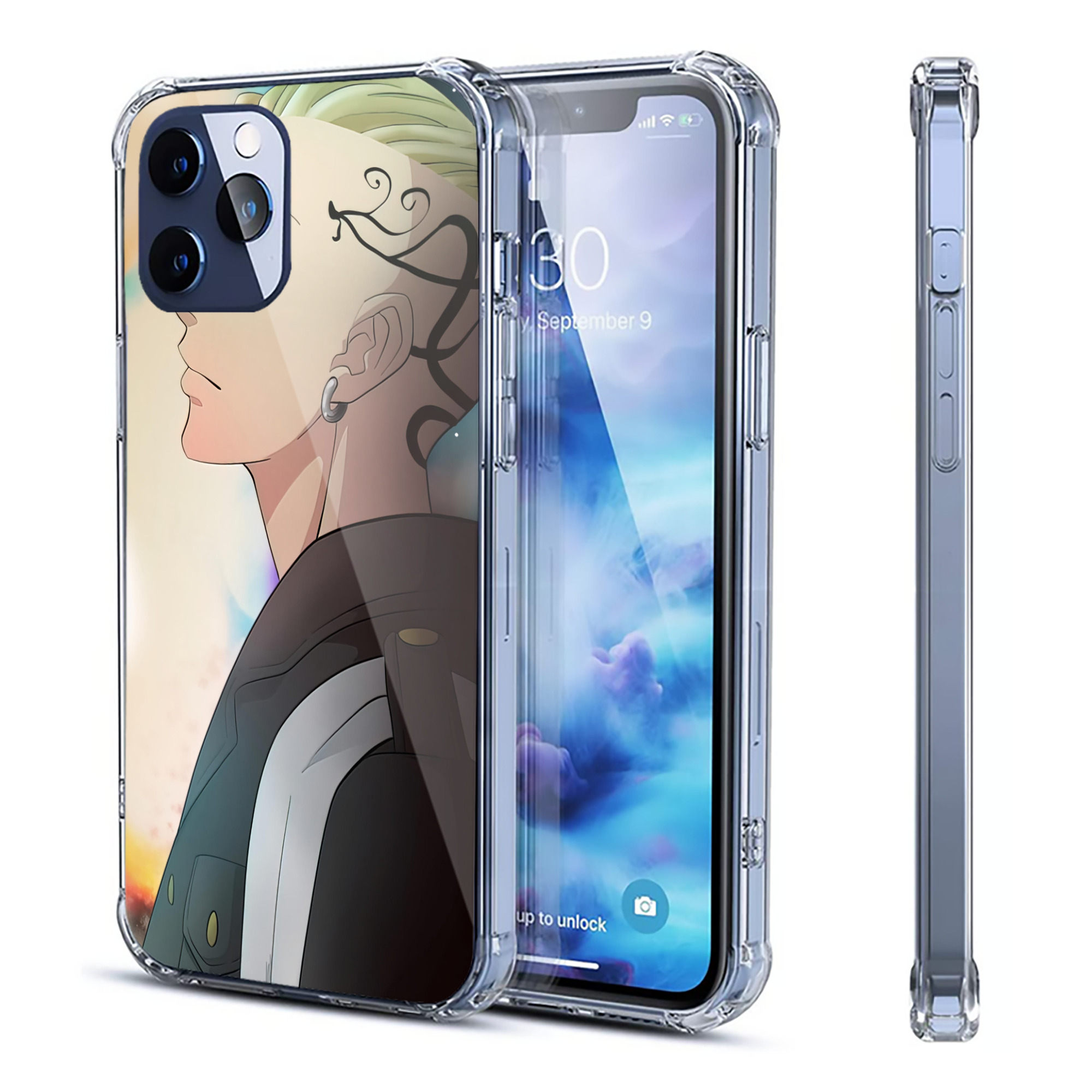 （画像用） 東京リベンジャーズ Tokyo Revengers 【iPhone 12シリーズ対応】透明スマホケース（クリアソフトケース）